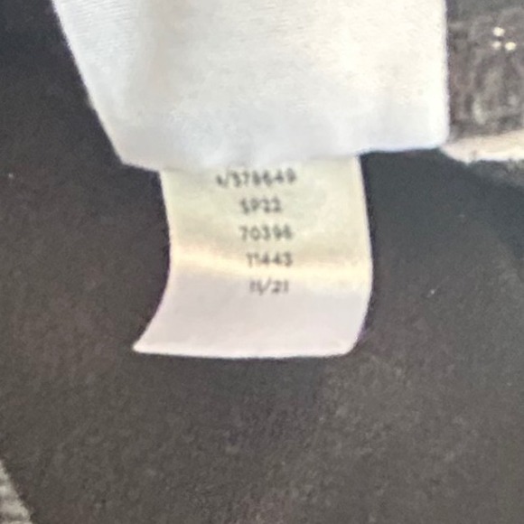 Ann Taylor Women Black Wash High Waist Wide Leg Sailor Jeans Button Detail Comfy - Picture 9 of 9